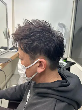 カラー メンズ Le Lien OURAのマツエク・マツパデザイン