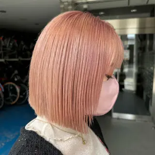 ショート カラー 💜推しインナー カラー/菊池柊真💜のヘアスタイル