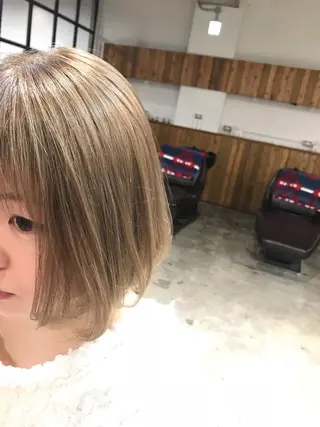 ショート カラー パーマ ヘアアレンジ メンズ キッズ Forest. -髪質改善-のヘアスタイル