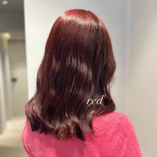 セミロング カラー 髪質改善カラー ベージュ🤎YUMEのヘアスタイル