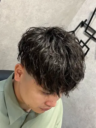 ミディアム パーマ 🌈予約の98%パ ーマ⭕️🌈福本のヘアスタイル