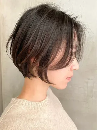 ショート カラー 髙橋碧 透明感カラー / fifthパーマのヘアスタイル