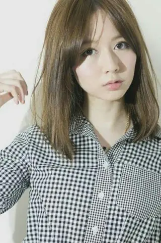 ミディアム セミロング ロング カラー パーマ ヘアアレンジ ネイル iplus　眉毛と まつげパーマ専門店のマツエク・マツパデザイン