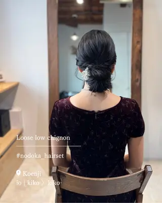 ロング ヘアアレンジ お呼ばれセット🕊️ 高円寺/太田和のヘアスタイル