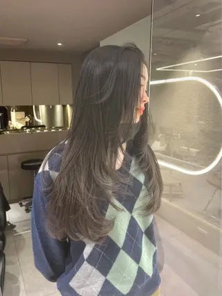 ロング rino🤍 恵比寿レイヤーカットのヘアスタイル