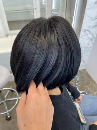 ショート カラー 韓国×網紅ヘア 🤍りん🤍のヘアスタイル