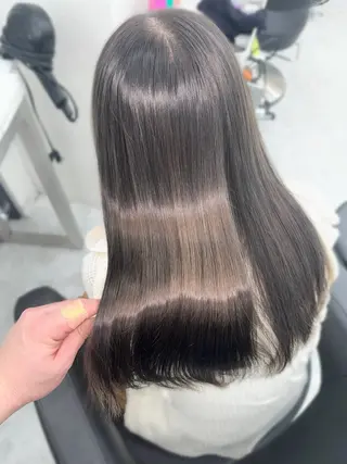 ロング カラー 藍斗│モテ透明感× 顔周りレイヤー🫧のヘアスタイル