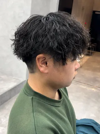 ショート カラー パーマ ヘアアレンジ メンズ メンズヘアのカリスマ 北地　空のヘアスタイル