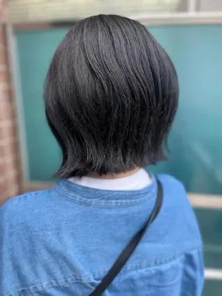 ミディアム カラー パーマ ヘアアレンジ メンズ キッズ ネイル マツエク・マツパ アイブロウ 久木原 ゆりのヘアスタイル