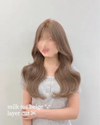 ロング カラー 🥂上品ワンホンヘア 🥂nozomiのヘアスタイル