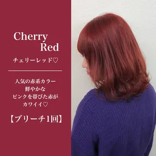 ミディアム カラー 大人っぽ韓国レディ レイヤー🤍渋谷のヘアスタイル