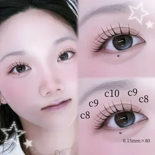 マツエク・マツパ daisy 🍒正田 凜のマツエク・マツパデザイン
