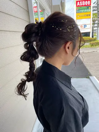 ヘアアレンジ 髪質改善/ハイライト /🌈瀧澤夕花のヘアスタイル