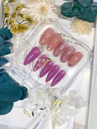ネイル PLUM  BELL 横浜自宅ネイルのネイルデザイン