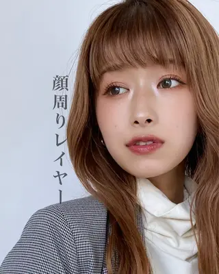 ミディアム 似合わせレイヤー モテカラー🤍三科のヘアスタイル