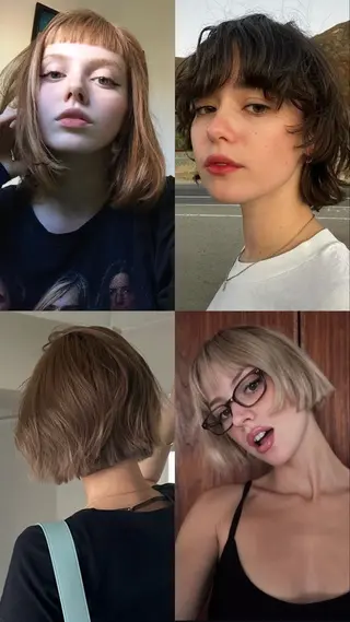 ショート 齋藤 結のヘアスタイル