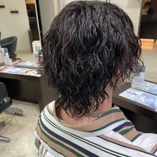 パーマ メンズ 小島 海斗のヘアスタイル