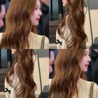 ロング カラー 透明感×艶カラー🤎 🌟YOSHIKIのヘアスタイル