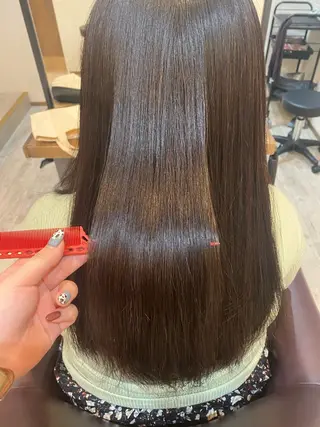 ロング 佐々木 愛里のヘアスタイル