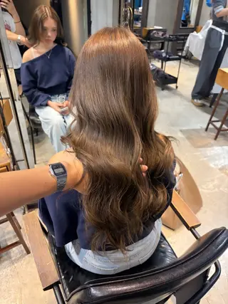 ロング カラー ヘアアレンジ レイヤー/艶髪矯正 🪐takushiのヘアスタイル