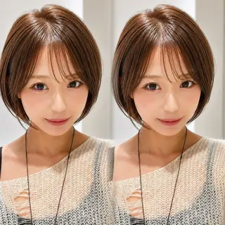 ショート カラー レイヤー/髪質改善 Lond ambreのヘアスタイル