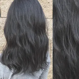 セミロング カラー 上條 航平のヘアスタイル