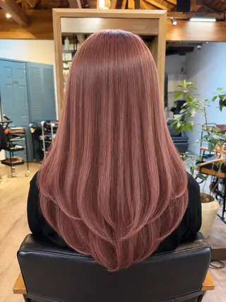 セミロング カラー muscali♡ 原宿.表参道のヘアスタイル