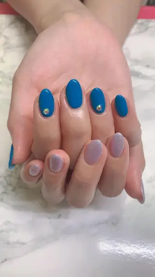 ネイル ネイル💕& まつ毛パーマのネイルデザイン
