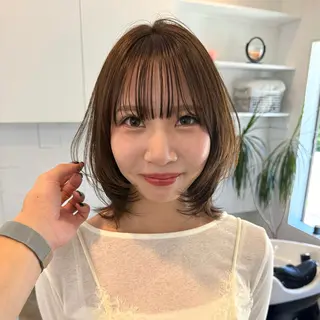 ミディアム 『新潟でトレンド ヘアなら僕』あいるのヘアスタイル