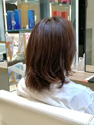 ミディアム 東 大介/骨格矯正カットのヘアスタイル