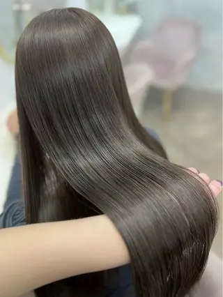 ロング カラー ‪💄心 葉/大宮 /ワンカラー🖤のヘアスタイル