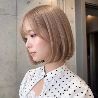 ショート カラー ヘアアレンジ 💥ボブ/艶髪/ 透明感カラー/陸人のヘアスタイル