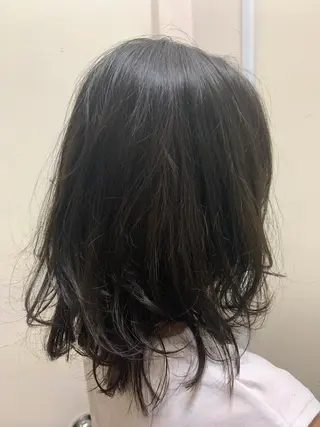 ミディアム カラー 村上 吉斗のヘアスタイル