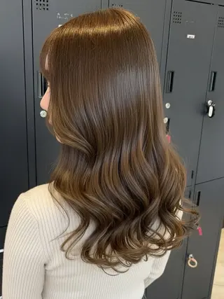 セミロング カラー 🫧透明感カラー🫧 はるきのヘアスタイル