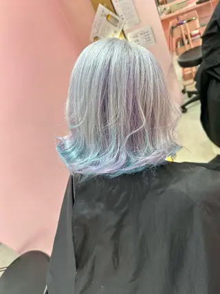 ミディアム カラー ブリーチ特化🌈 MANATOのヘアスタイル