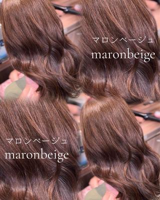 ロング 🦋盛れるレイヤー/ ベージュ/Ryugaのヘアスタイル