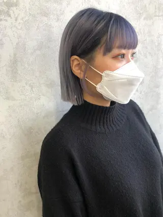 ショート カラー ヘアアレンジ like みやびのヘアスタイル