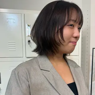 ミディアム カラー shin enom yuukaのヘアスタイル