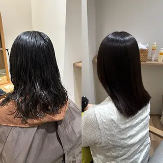ミディアム RINNO🌷透明感 カラー/髪質改善のヘアスタイル
