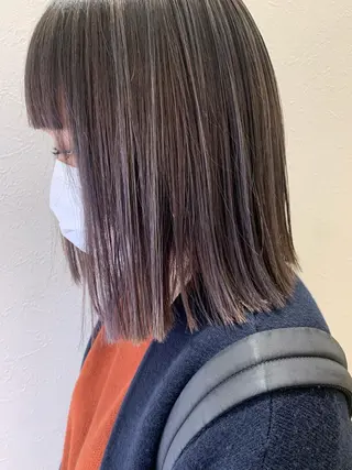ショート カラー hubhair レイヤー/透明感のヘアスタイル