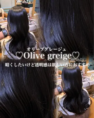 ロング カラー Yuuki🎀🫧 ブリーチなしWカラーのヘアスタイル