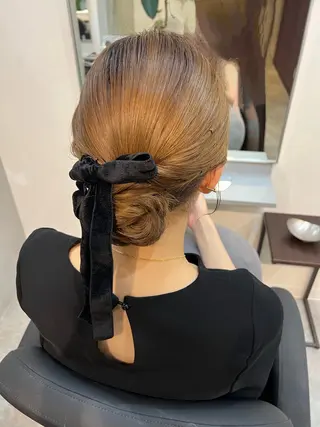 ヘアアレンジ ヘアメイクネイリスト hidemi中目黒のヘアスタイル