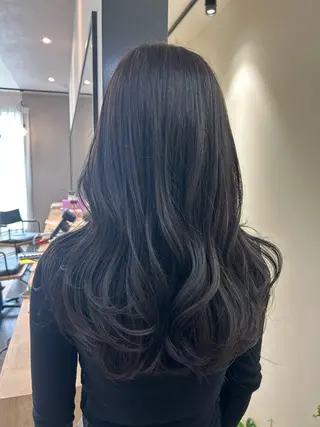ロング カラー hubhair レイヤー/透明感のヘアスタイル
