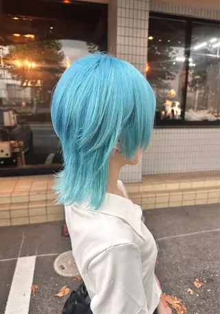 ショート カラー タカツド ユウキのヘアスタイル