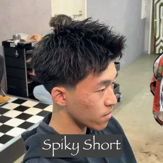 ショート パーマ ヘアアレンジ メンズ MENIN メンズ サロン 望月 涼太のヘアスタイル
