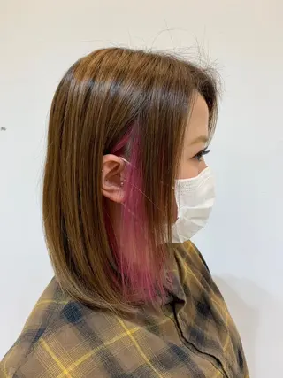 ミディアム ルクール柏崎店　亀山 由樹のヘアスタイル