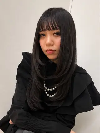 セミロング カラー "Daisy" Rio /大名・天神のヘアスタイル