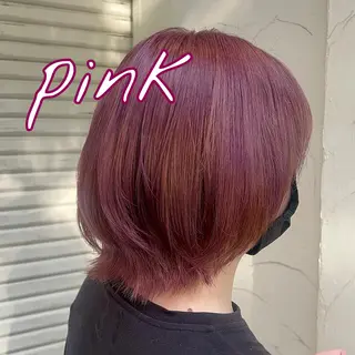 ショート カラー パーマ/髪質改善 【榎本千夏】のヘアスタイル