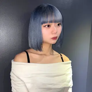 ショート カラー ★デザインカラー ハイトーン ももか★のヘアスタイル