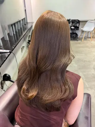 ロング カラー ベージュ透明感カラー 💟AYUMI💟のヘアスタイル